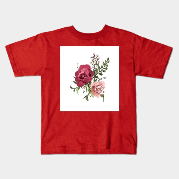 flora spring Kids T-Shirt by Nadashopwien